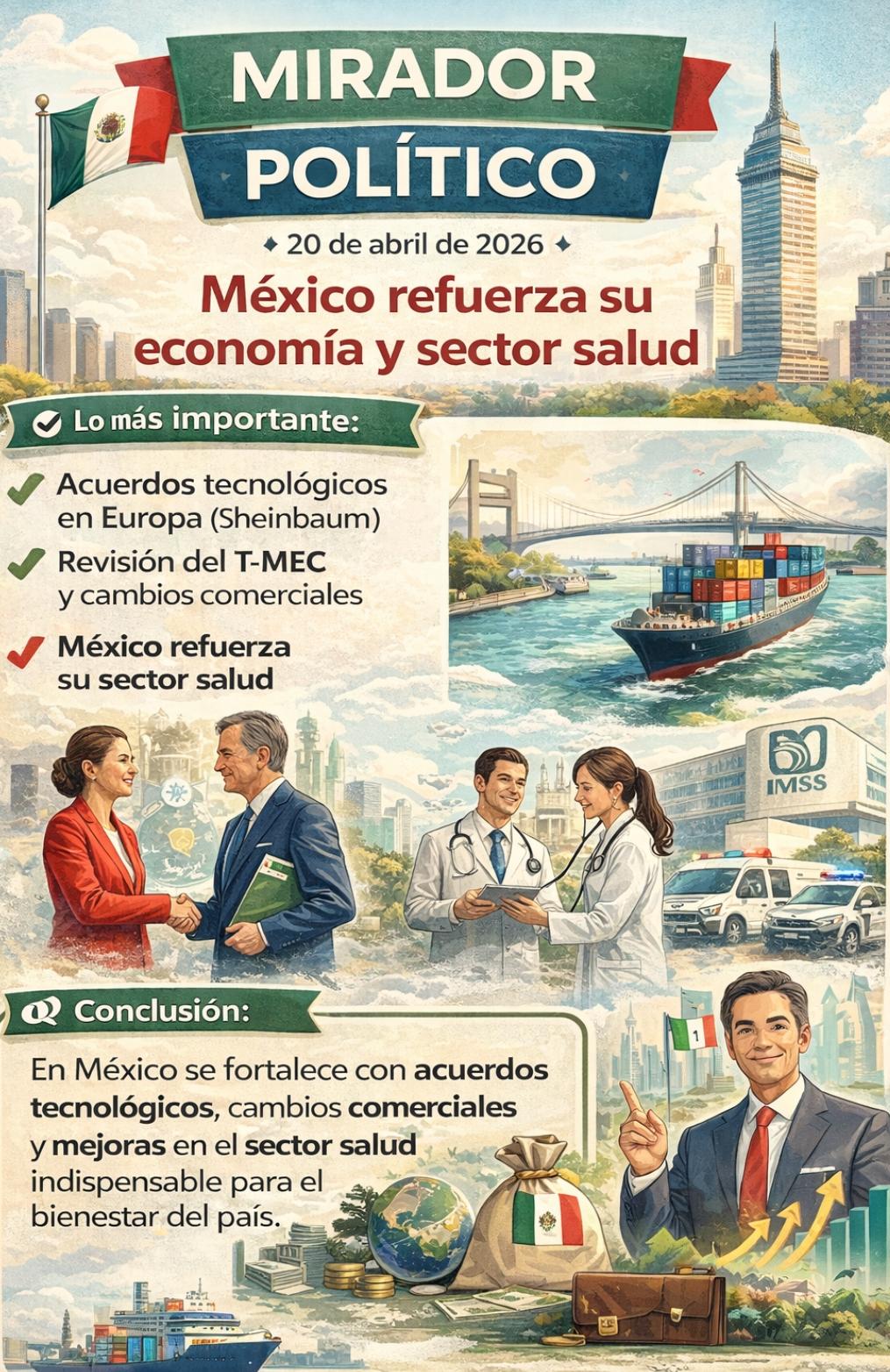 México entre acuerdos globales, salud , económica y  seguridad